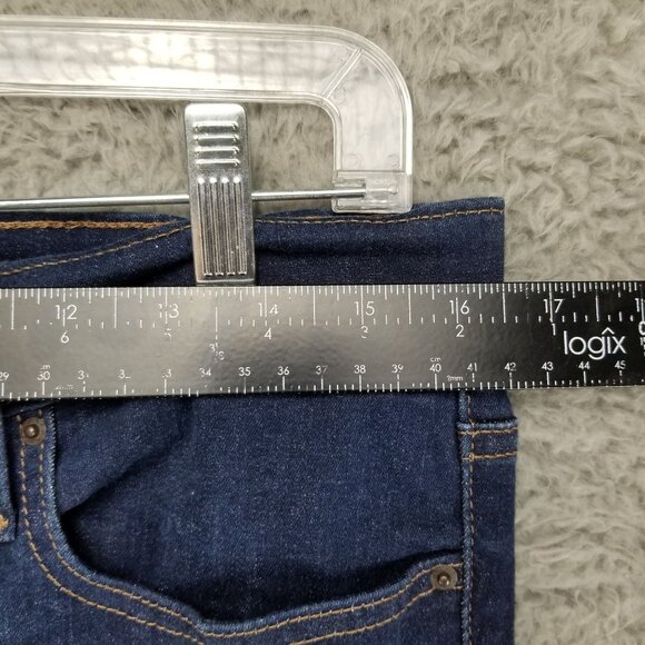 Levis Jeans Womens 32 Slimming Skinny Stretch Blue Mid Rise Shaping Panel - Picture 3 of 12